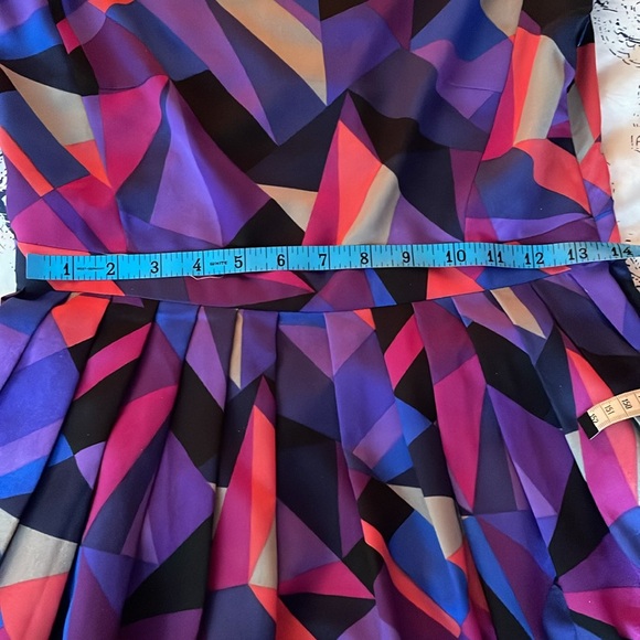 Hutch multicolor geometric minidress NWT Size 6 - Picture 9 of 10